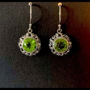 Royal Bali Collection Hebei Peridot (Rnd) Earrings in Sterling Silver